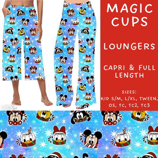 Batch #220 - Christmas Magic - Closes 10/21 - ETA late Nov - Magic Cups Capri and Full Length Loungers